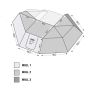 OVS Nomadic 270 Awning Wall 3 Shop Now Overland Vehicle Systems