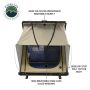 LD TMON Clamshell Aluminum Hard Shell Roof Top Tent Overland Vehicle Systems