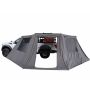 HD Nomadic 180 - LTE Awning Wall, Universal, Grey Body, Green Trim W/Storage Bag Overland Vehicle Systems