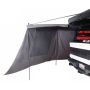 HD Nomadic 180 - LTE Awning Wall, Universal, Grey Body, Green Trim W/Storage Bag Overland Vehicle Systems