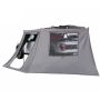 HD Nomadic 180 - LTE Awning Wall, Universal, Grey Body, Green Trim W/Storage Bag Overland Vehicle Systems