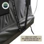 HD Bundu 2 - Hard Shell Pop Up Roof Top Tent, 2 Person, Grey Body and Black Rainfly Overland Vehicle Systems