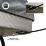 HD Bundu 3 - Hard Shell Pop Up Roof Top Tent, 3 Person, Grey Body and Black Rainfly Overland Vehicle Systems