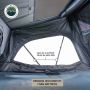 XD Sherpa S3S - Soft Sided Roof Top Tent, 3 Person, Grey Body and Black Rainfly Overland Vehicle Systems