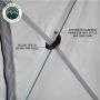 LD P.S.T. - Portable Safari Ground Tent Large, Grey Body and Grey Trim Overland Vehicle Systems