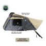 HD Bundu 4 - Hard Shell Roof Top Tent, 4 Person, Grey Body and Black Rainfly Overland Vehicle Systems