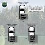 Nomadic 3 Standard Roof Top Tent 3 Person Roof Top Tent Overland Vehicle Systems