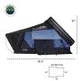 XD Everest 2 - Cantilever Aluminum Roof Top Tent, 2 Person, Grey Body and Black Rainfly Overland Vehicle Systems