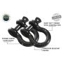 Recovery Shackle 19010201 3/4 4.75 Ton Black Sold In Pairs Overland Vehicle Systems