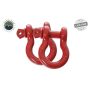 19010204 Recovery Shackle 3/4 Inch 4.75 Ton Red - Sold In Pairs Overland Vehicle Systems