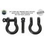 Recovery Shackle 19019901 3/4 4.75 Ton Black Overland Vehicle Systems