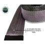 Tow Strap 20000 lbs - 2 x 30' Gray With Black Ends Overland Vehicle Systems