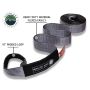 Tow Strap 30 30,000 lb. 3 x 30' Gray Storage Bag Overland Vehicle Systems