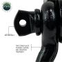 Receiver Hitch D-Ring Receiver Mount Recovery Shackle Overland Vehicle Systems