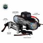 SCAR 12 - 12,000 lb. Winch With Steel Cable and Wireless Remote Overland Vehicle Systems