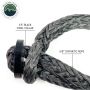 Shop Overland Vehicle Systems 7/16 Inch Soft Shackle With Collar Overland Vehicle Systems