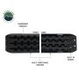 Recovery Ramps for 4WDs Gray/Black Universal + Storage Bag Overland Vehicle Systems