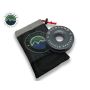 Recovery Snatch Ring 4.00 41,000 lb. Gray With Storage Bag Overland Vehicle Systems