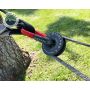 Recovery Snatch Ring 4.00 41,000 lb. Gray With Storage Bag Overland Vehicle Systems
