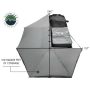 Nomadic Awning 270 Degree - Driver Side Dark Gray Overland Vehicle Systems