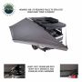 HD Nomadic 180 LTE - Awning, Grey Body, Green Trim and Black Travel Cover Overland Vehicle Systems