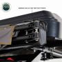 HD Nomadic 180 LTE - Awning, Grey Body, Green Trim and Black Travel Cover Overland Vehicle Systems