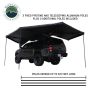 XD Nomadic 270 - Awning W/Lights and Black Out , Driver Side, Black Body, Black Trim and Black Travel Cover Overland Vehicle Systems