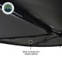 XD Nomadic 270 - Awning W/Lights and Black Out , Passenger Side, Black Body, Black Trim and Black Travel Cover Overland Vehicle Systems
