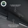 XD Nomadic 270 - Awning W/Lights and Black Out , Passenger Side, Black Body, Black Trim and Black Travel Cover Overland Vehicle Systems
