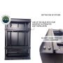Cargo Box Kitchen With Slide Out Sink, Cooking Shelve and Slide Out Work Station Overland Vehicle Systems