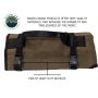 Rolled General Tool Storage Bag - Waxed Canvas Overland Vehicle Systems