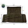 Rolled General Tool Storage Bag - Waxed Canvas Overland Vehicle Systems