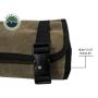 Rolled Bag First Aid - Waxed Canvas First Aid Bag for Car Overland Vehicle Systems