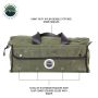 Organize With Overland Vehicle Systems Wax Canvas Small Duffle Bag Overland Vehicle Systems
