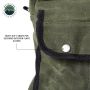 Organize With Overland Vehicle Systems Wax Canvas Small Duffle Bag Overland Vehicle Systems
