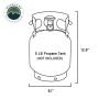 Organize With Overland Vehicle Systems Wax Canvas Propane Cover Overland Vehicle Systems