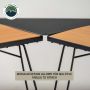 Kick It Camp Table Wood Base & Storage Bag