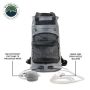 Portable Camp Shower - 23 QT, Nozzle & Accessories Overland Vehicle Systems