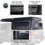 MagPak Camper W/Tent, Lights, Rear Molle Panel, Side Tie Downs, Front and Rear Windows 19-24 Ford Ranger 5 Foot Bed Overland Vehicle Systems