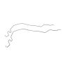 Genuine OEM Part Brake Hydraulic Line 19419068