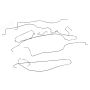 Genuine OEM Brake Line for 2003-2006 ESCALADE, TAHOE, YUKON - 19419096