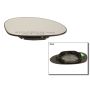 Genuine OEM Door Mirror Glass 51167112588