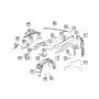 Genuine OEM Bracket Fender Mount