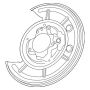 Genuine OEM 68133194AA PLATE, Brake Backing