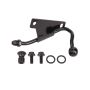 Top Street Performance JM2014BK GM Type II Power Steering Pump Mid-Mount Hardline