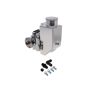 Top Street Performance JM2021CH GM Type II Style Chrome Power Steering Pump with 18oz Aluminum Reservoir and Hub