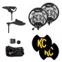 KC HiLiTES 97167 SLIMLITE - LED 2-Lt Dtch Lt Kt - Spot Beam - 21-25 Jeep Wrangler JL Rubicon 392