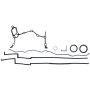 MAHLE JV1104 Engine Timing Cover Gasket Set