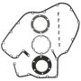 MAHLE JV5073 Engine Timing Cover Gasket Set
