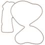 MAHLE K31773 Engine Water Pump Gasket